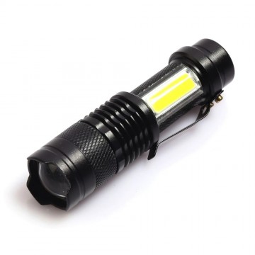Gold Silver Gs-530 Usb Rechargeable Mini Flashlight (9213834053079)